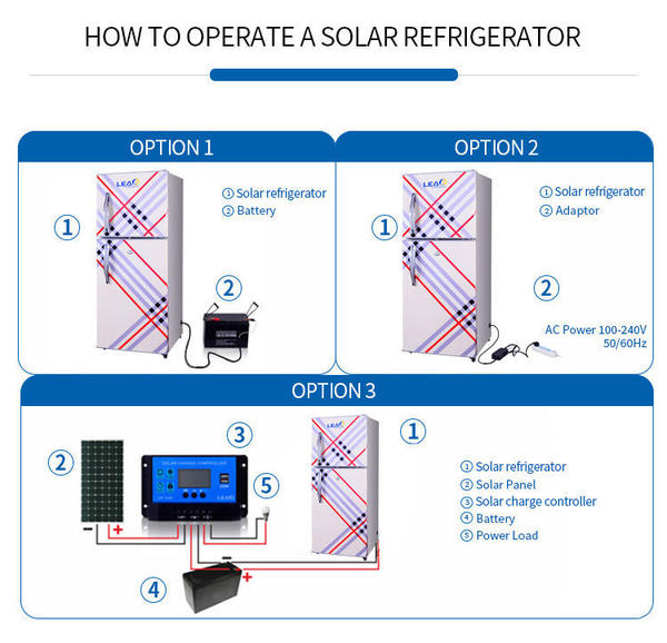 DC 12 24V solar power refrigerator